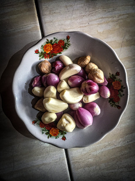 混合配料的特写图片下载