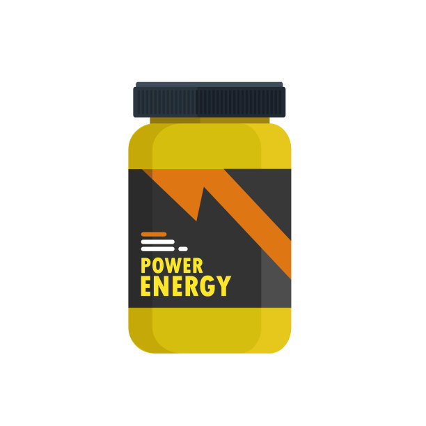 白色背景下分离的蛋白质容器。图片下载