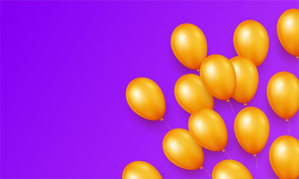 现实的向量气球图片下载