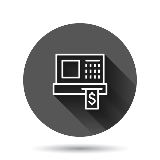 收银机图标在平板式检查机上图片下载