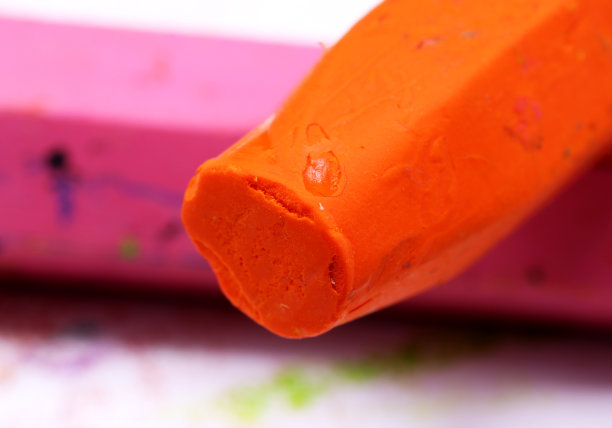 彩色蜡笔的特写图片下载