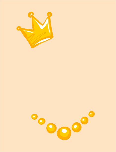 配件、孤立。矢量皇冠和珠子。插图为节日肖像设计图片下载