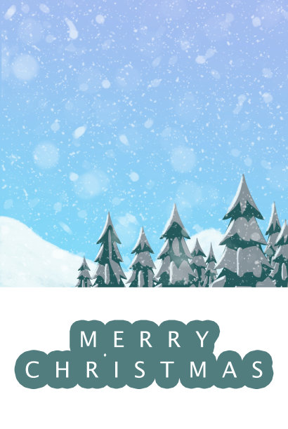 节日贺卡与圣诞树-节日背景与风格的圣诞树图片下载