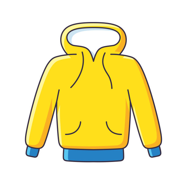 黄色的连帽衫图片下载