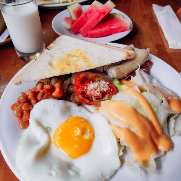 早餐在度假图片下载