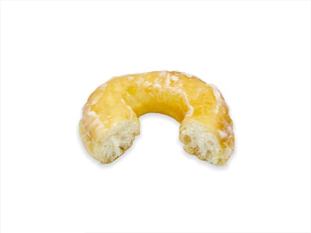 在白色背景上孤立的甜甜圈图片下载
