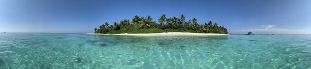 全景马尔代夫的岛屿图片下载