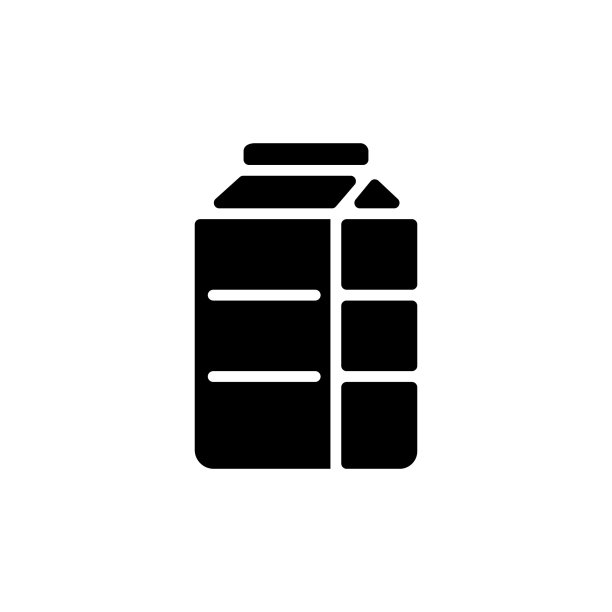 牛奶图标在矢量。标识图片下载