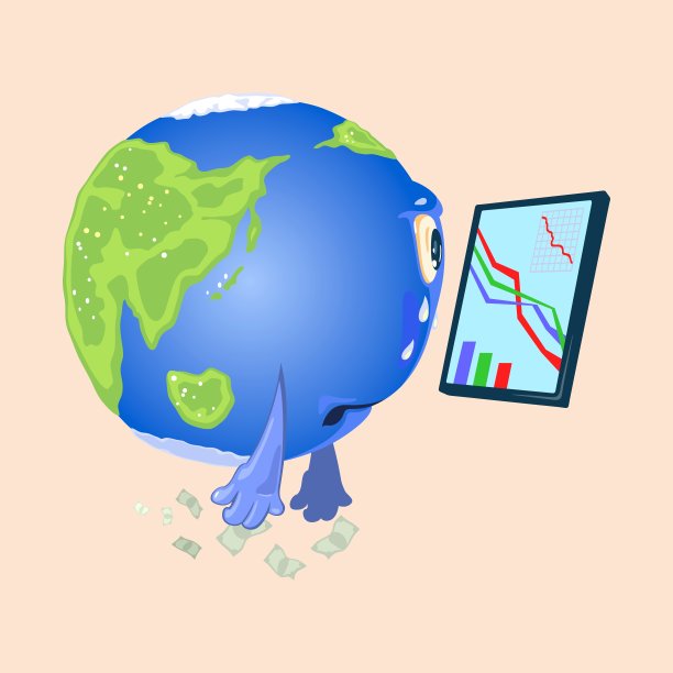 卡通行星地球角色图片下载