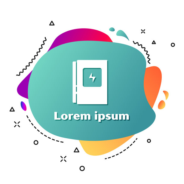 白色电气面板图标隔离在白色图片下载