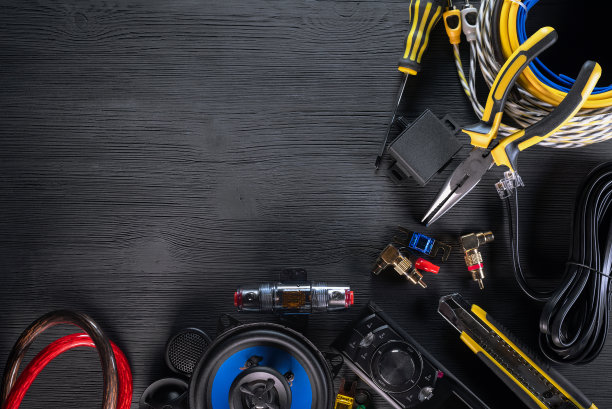 汽车音响。图片下载