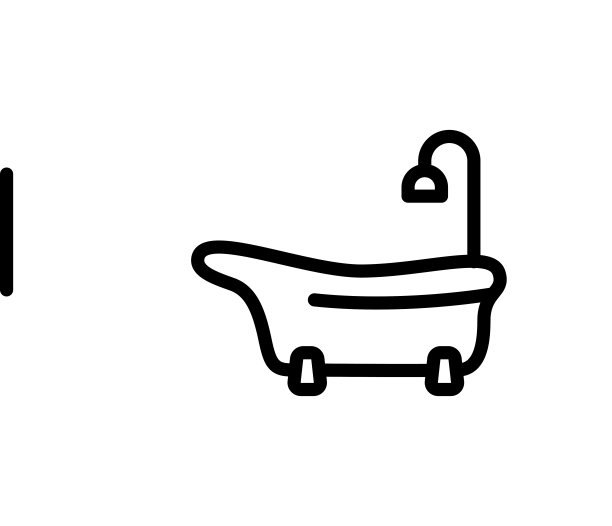 浴缸图标，矢量，设计潮流图片下载