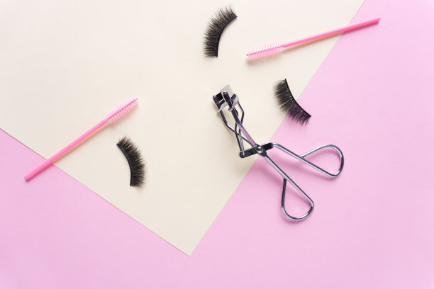 美丽的睫毛。图片下载