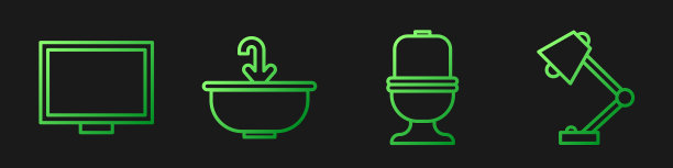 在桌子上设置一排抽水马桶相框图片下载