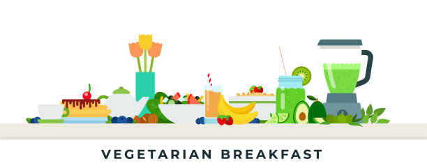 素食早餐图片下载