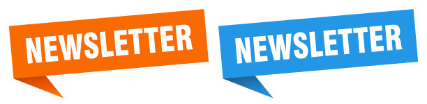 时事通讯横幅时事通讯演讲气泡标签图片下载