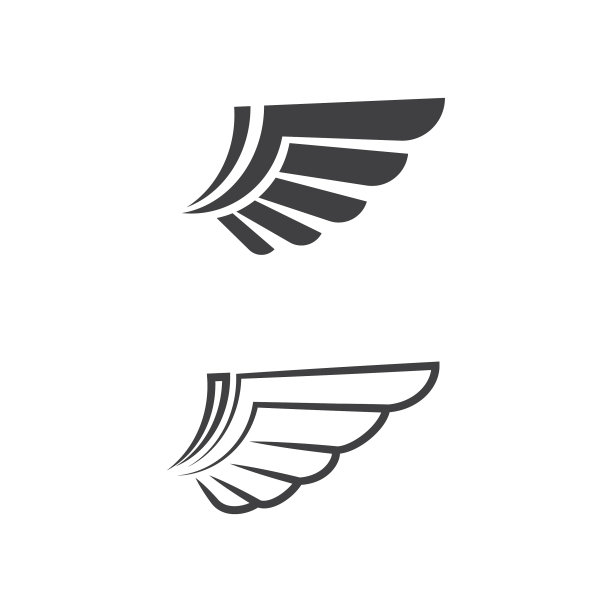 猎鹰翼图标模板图片下载