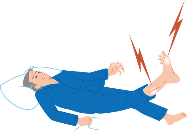 因为腿抽筋而受伤的老人图片下载