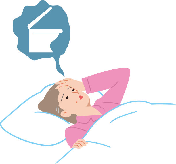 想在睡觉的时候上厕所的老妇人图片下载