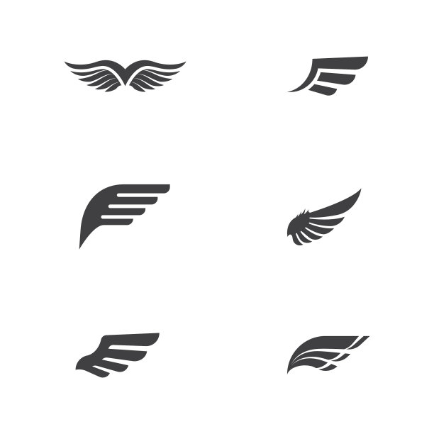 猎鹰翼图标模板图片下载