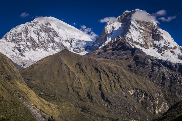 布兰卡谷:华斯卡马什——威胁，秘鲁安第斯山脉图片下载