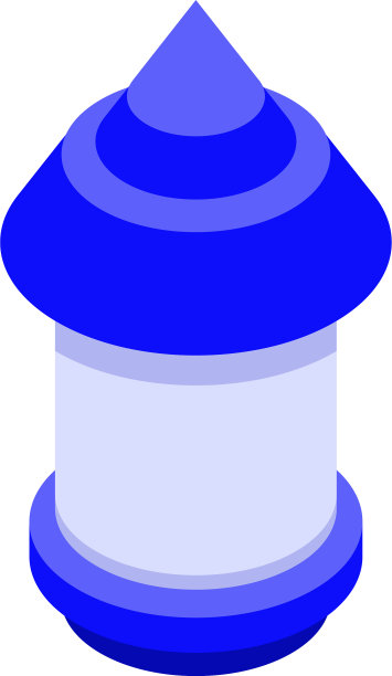 塑料喂鸟器图标等距样式图片下载