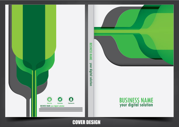 报告封面模板业务设计图片下载