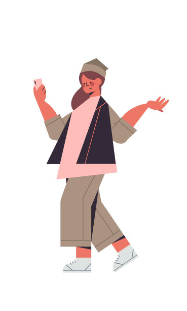 可爱的女人用智能手机微笑的女孩在休闲图片下载