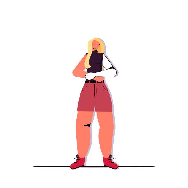 模特时装女性摆姿势在休闲时尚图片下载