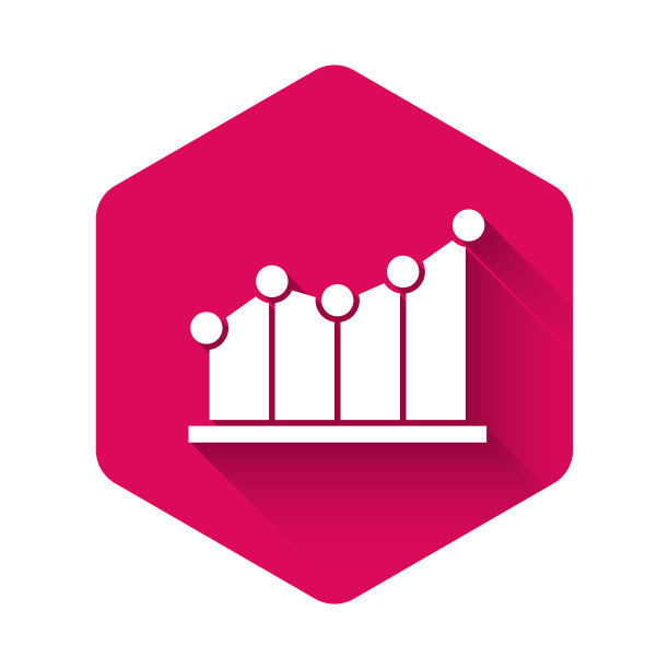 白色饼状图信息图图标孤立图片下载