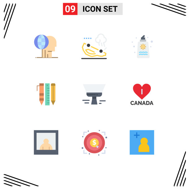 通用图标符号组9现代扁平图片下载