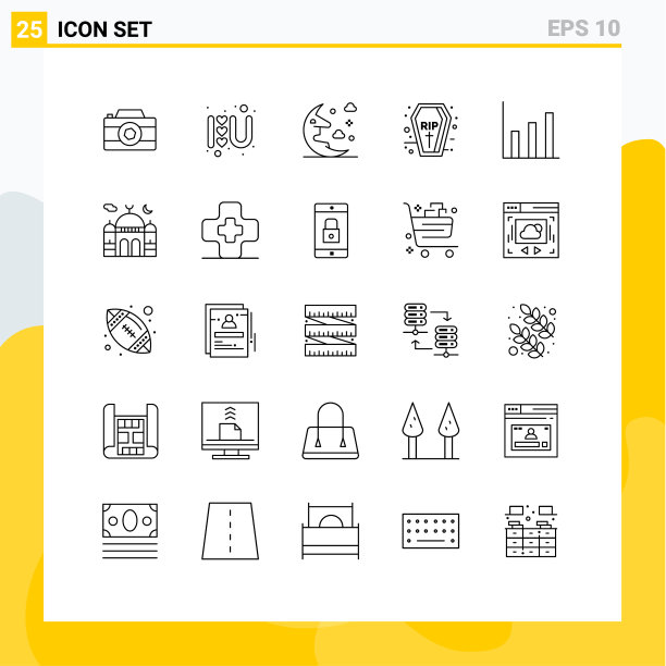 用户界面线装现代标识和图片下载