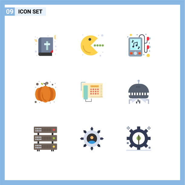 9 .主题平色和可编辑的符号图片下载