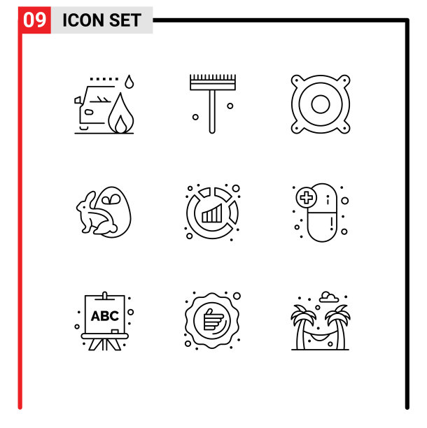 大纲包9个通用符号销售图片下载