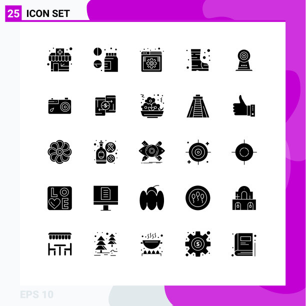 主题立体符号和可编辑符号的25个图片下载