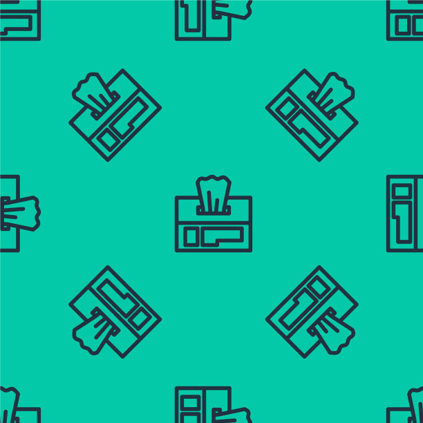 蓝线湿擦包图标隔离无缝图片下载