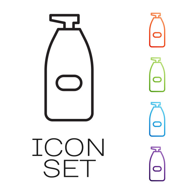 黑线瓶液体抗菌皂图片下载