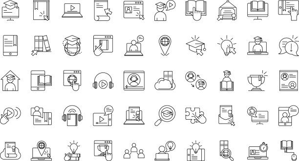 在线教育网站和移动培训图片下载