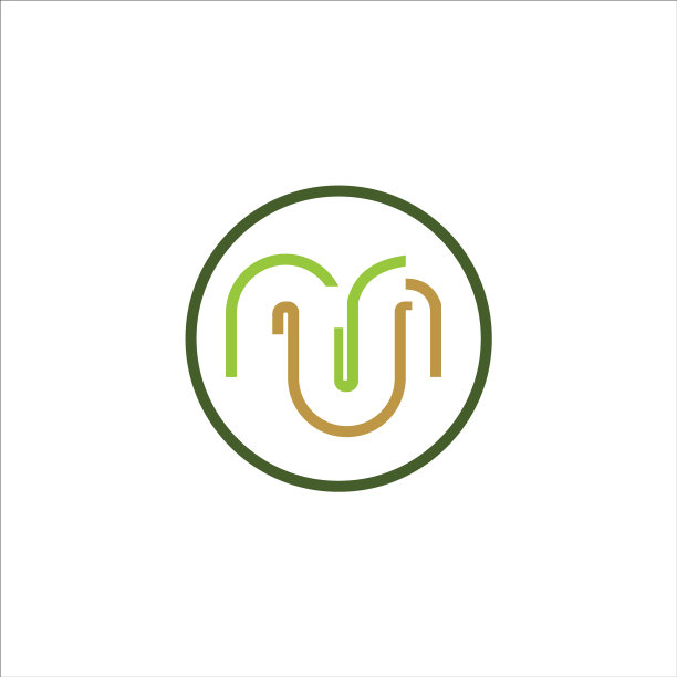 首字母m或mm标志设计模板图片下载