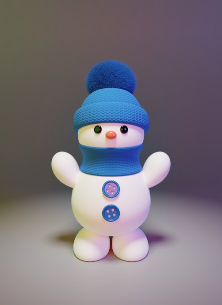 可爱的雪人图片下载