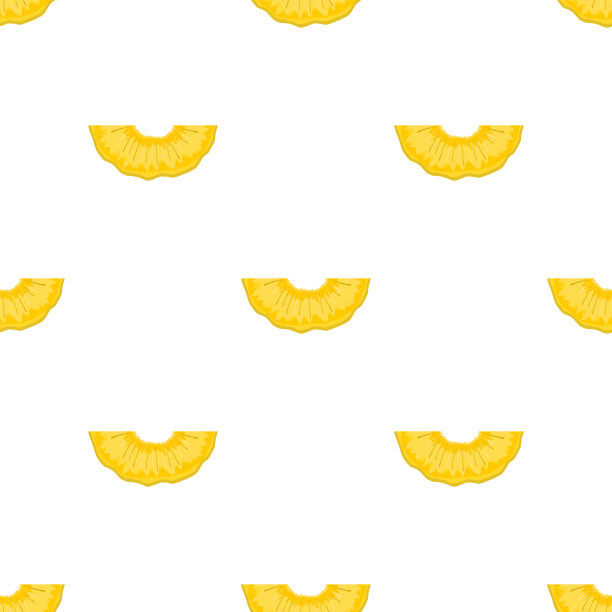 主题上大的彩色无缝菠萝图片下载