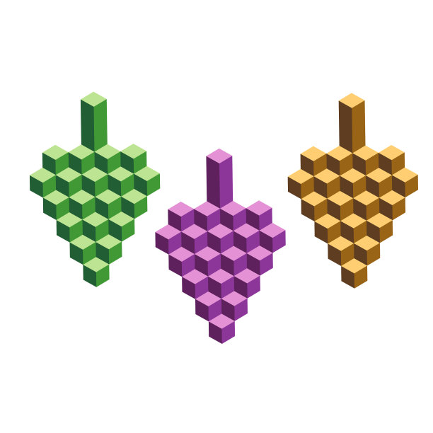 在白色背景上设置抽象的几何标志图片下载