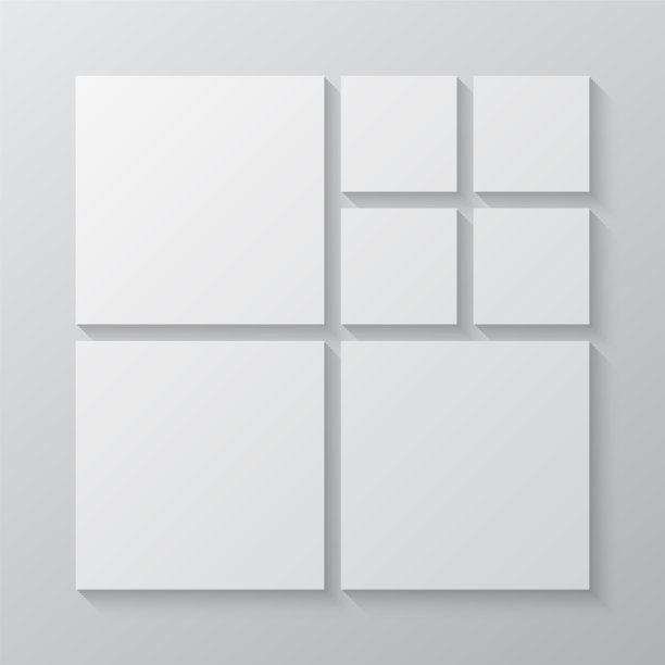 空拼贴板七张照片图片下载