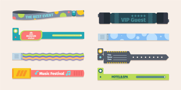 塑料控制手镯模板套彩色图片下载