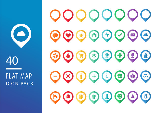 设置平面地图位置图标图片下载