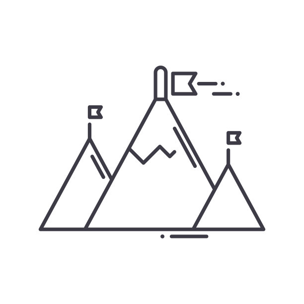 任务图标，线性孤立的插图，细线矢量，网页设计标志，轮廓概念符号与可编辑的白色背景笔触。图片下载