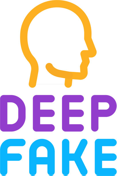 深度伪造人脸图标轮廓图片下载