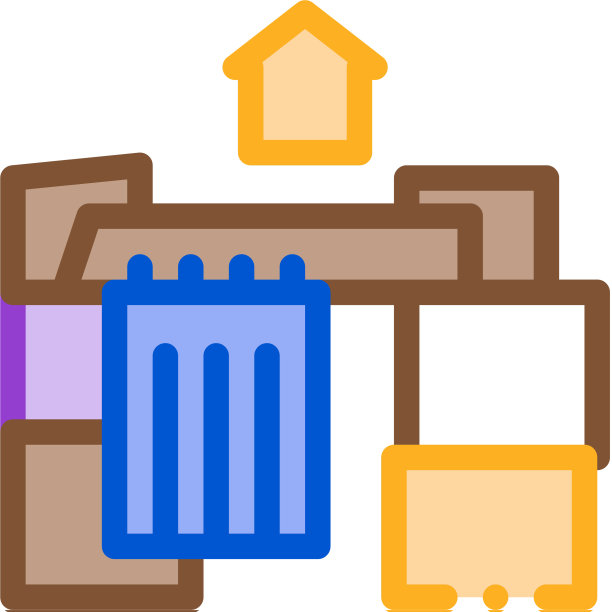 无家可归的纸板房子图标轮廓图片下载