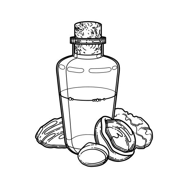 图片油瓶周围的乳木果植物图片下载