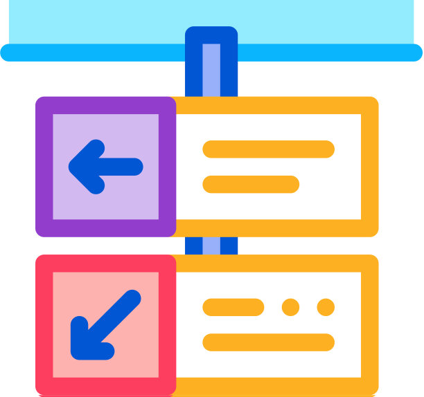 铁路大门方向图标轮廓图片下载